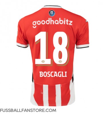 PSV Eindhoven Olivier Boscagli #18 Replik Heimtrikot 2024-25 Kurzarm